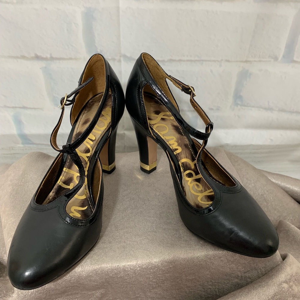 Sam Edelman Black Joelle Mary Pumps {Sz 7}